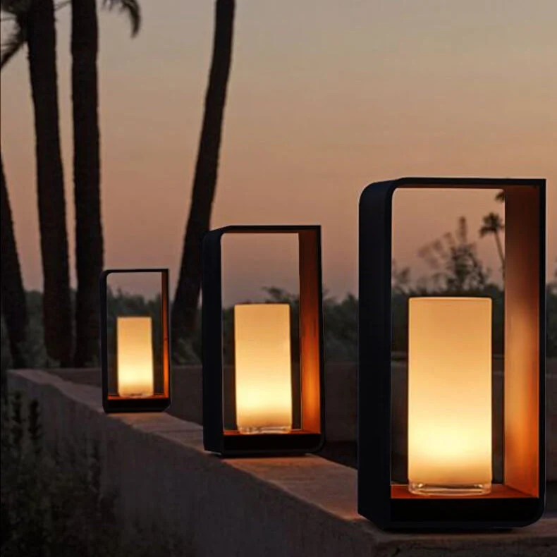 Square garden lamp outdoor LED waterproof lighting