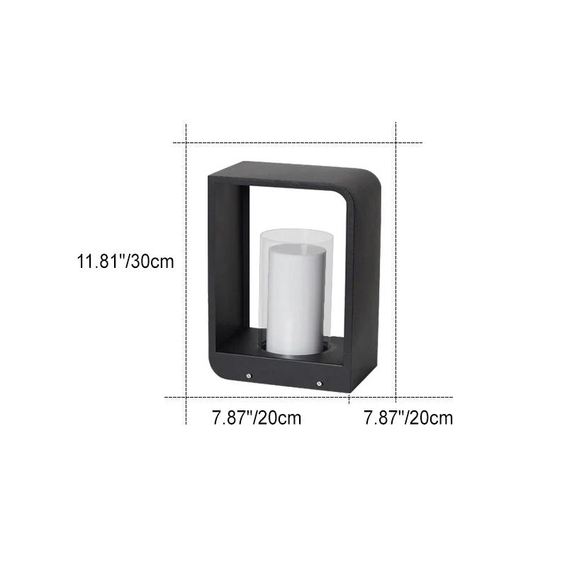 Square garden lamp outdoor LED waterproof lighting