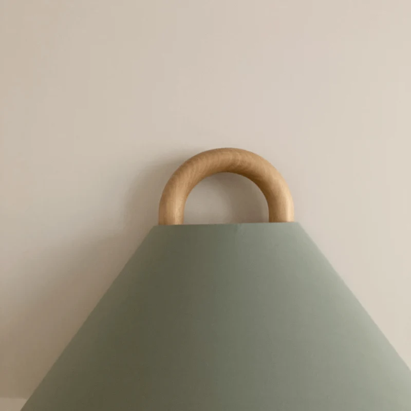 Semi-circular pleated wall sconce modern wall lamp