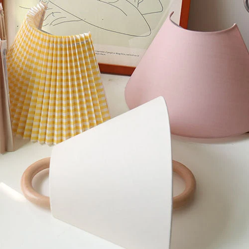 Semi-circular pleated wall sconce modern wall lamp