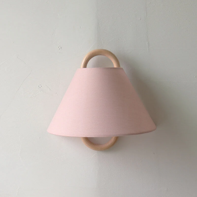 Semi-circular pleated wall sconce modern wall lamp