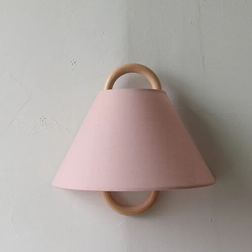 Semi-circular pleated wall sconce modern wall lamp