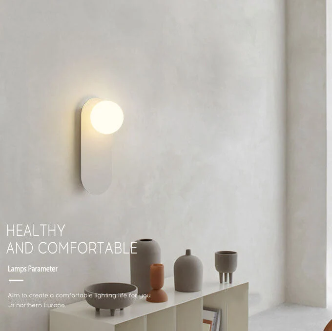 Modern Ring Wall Sconce Single-Point Indoor Lamp