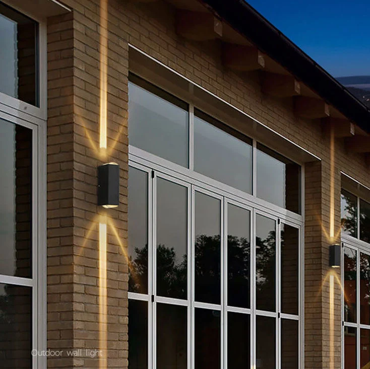 LED wall lamp outdoor lighting waterproof modern rectangular