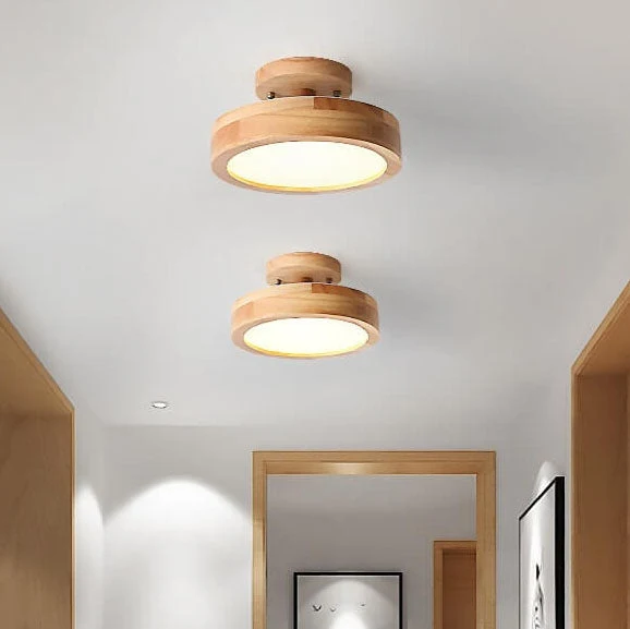 Recessed Scandinavian LED ceiling lamp for interiors