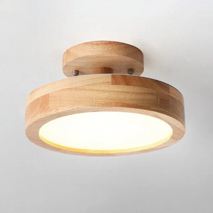 Recessed Scandinavian LED ceiling lamp for interiors