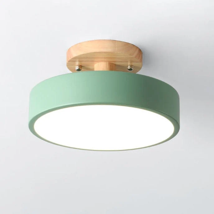 Recessed Scandinavian LED ceiling lamp for interiors