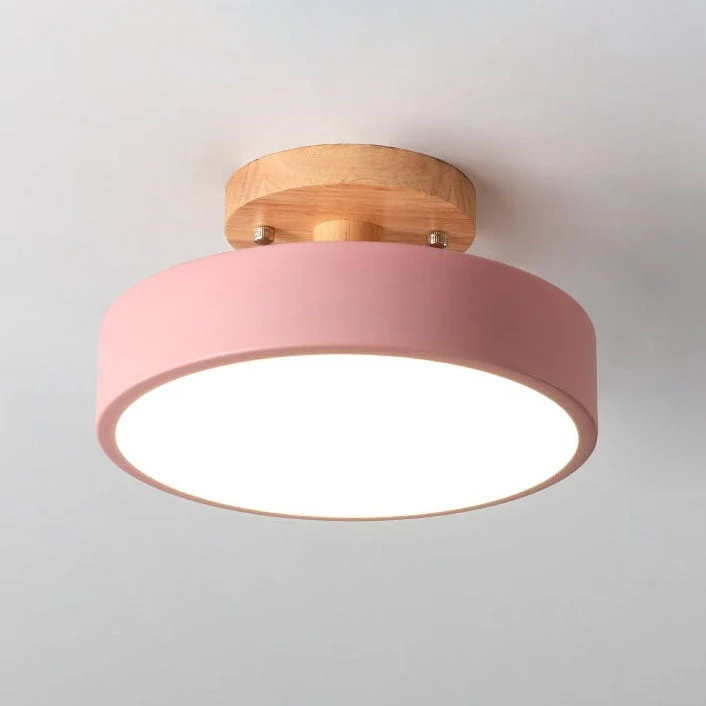 Recessed Scandinavian LED ceiling lamp for interiors