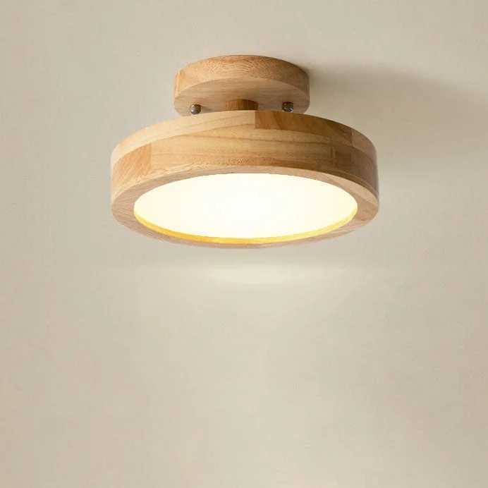 Recessed Scandinavian LED ceiling lamp for interiors
