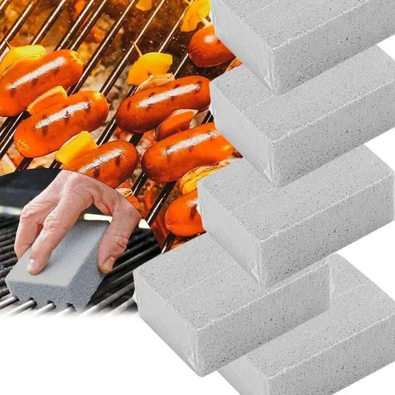 Grillreinigingsstenen – Pimpsteen blokken (10 stuks) voor snelle BBQ- en roosterreiniging