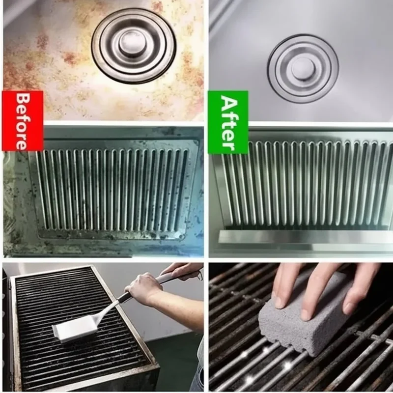 Grillreinigingsstenen – Pimpsteen blokken (10 stuks) voor snelle BBQ- en roosterreiniging