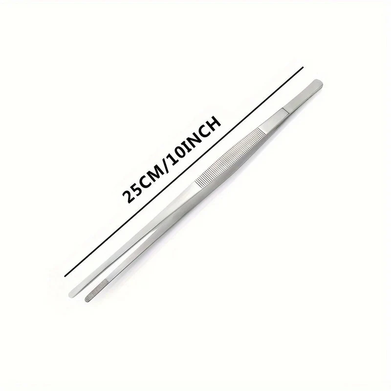 Keukentang RVS – Multifunctionele Precisietang 25 cm voor Koken, Serveren & Grillen