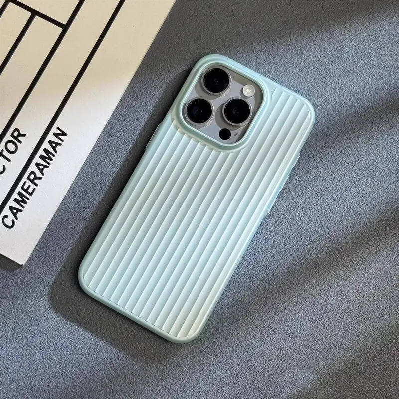 iPhone Hoesje met Ribbelstructuur – Slanke Beschermhoes met Camera- en Krasbescherming