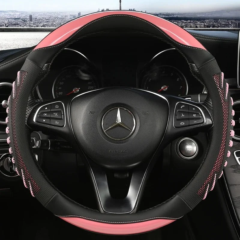 Autostuurhoes met Antislip Grip – Ergonomisch Design van Kunstleer voor Extra Stuurcomfort
