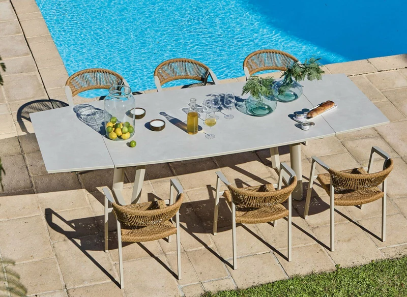 Tavolo Manta estensibile 180/230/280 cm Crema