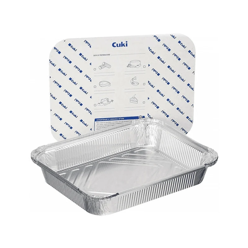 Vaschette C/Coperchio 2 Pz. 28,7x22,7x4,3 Cuki