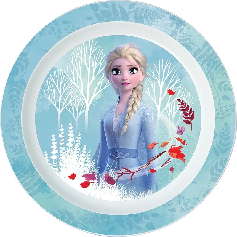 STOR Piatto Piano Originale Disney Frozen per bambini con un design ergonomico