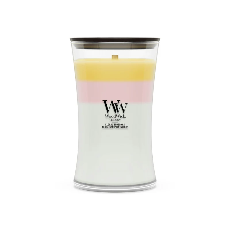 Candela a Clessidra Grande Floral Blossoms Trilogy 609g Woodwick