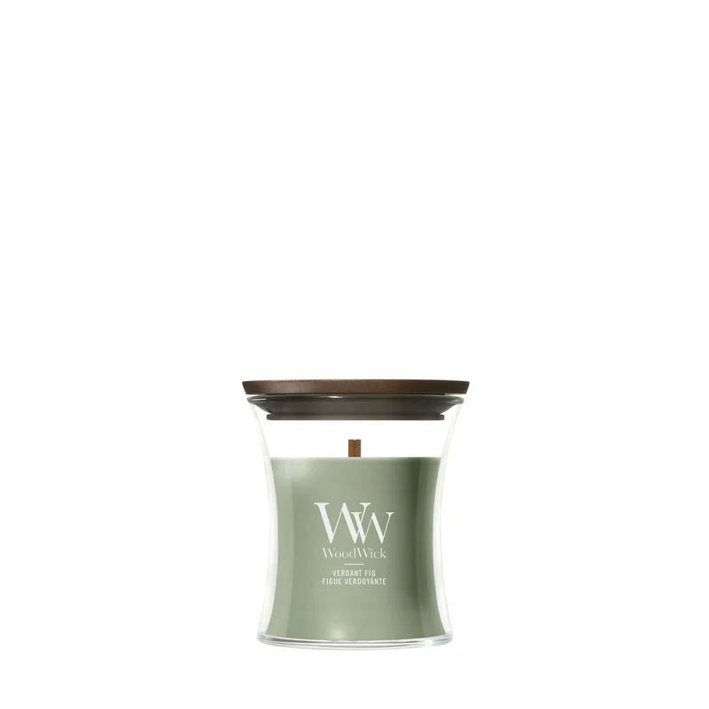 Mini Candela a Clessidra Verdant Fig 85g Verde Woodwick