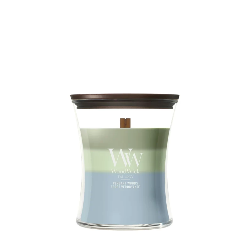 Candela Clessidra Media Trilogy Verdant Woods 275g Woodwick