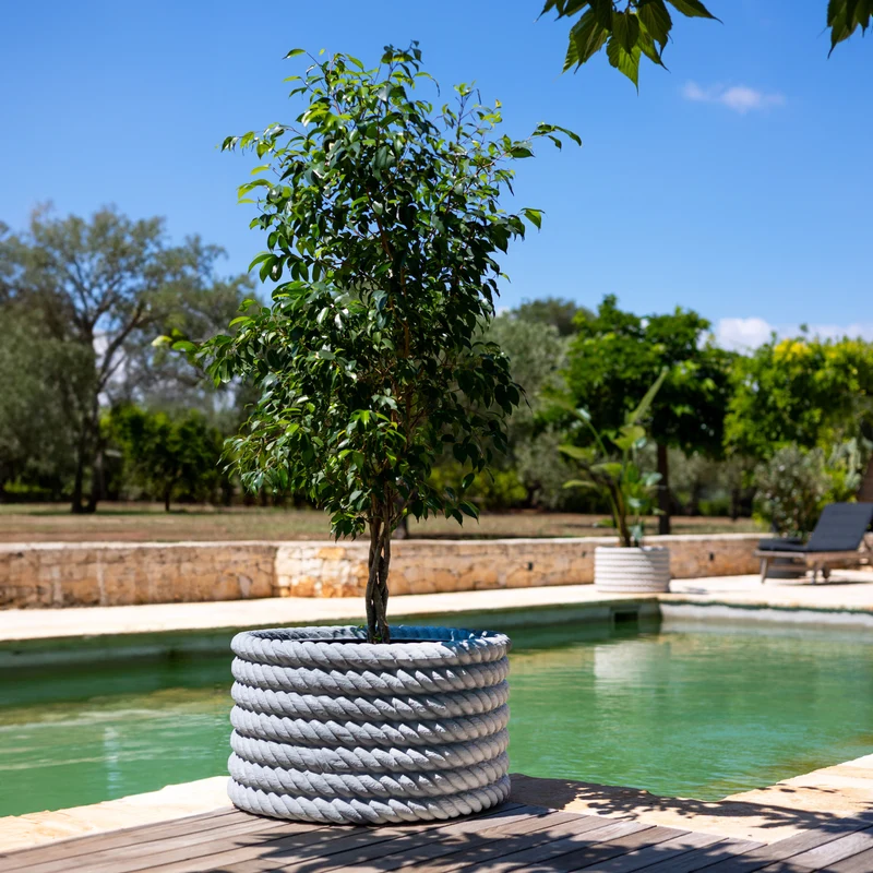 Vaso Cilindro corda