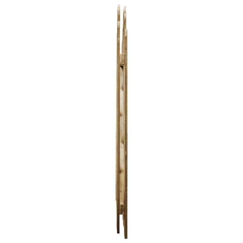 Cancello da Giardino in Legno di Pino Impregnato 100x100 cm