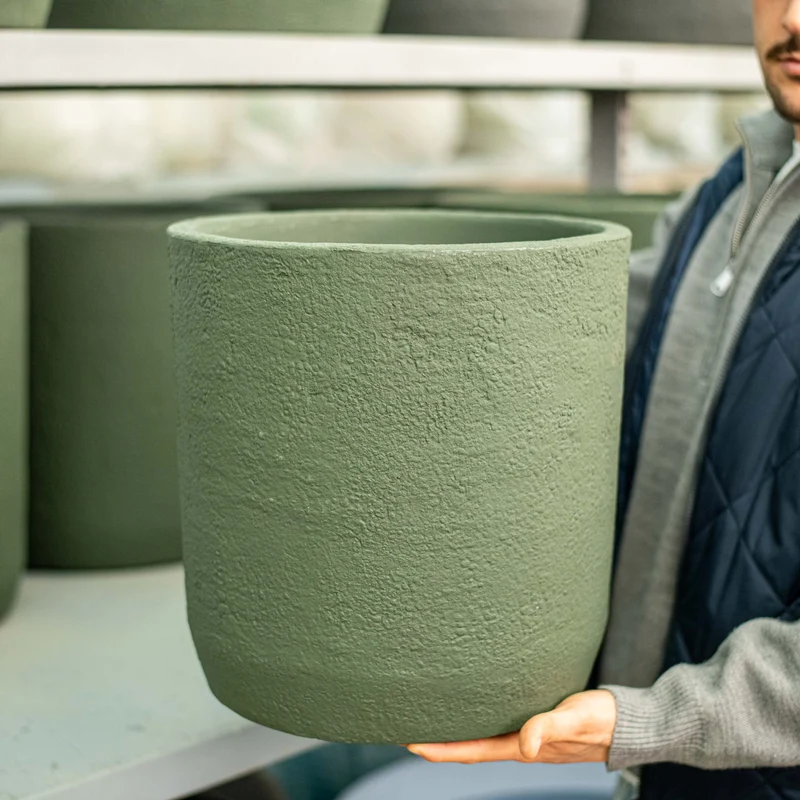 Vaso cilindro Bouclé