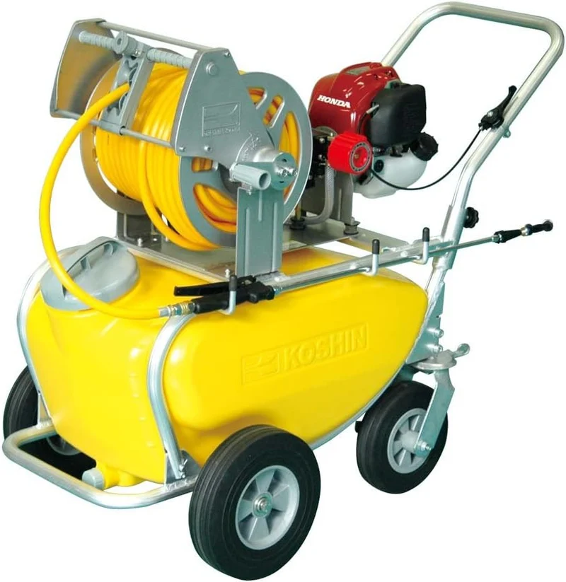 KOSHIN All-In-One Engine Power Sprayer 50L Tank 4 Wheels MS-ERH50TH85