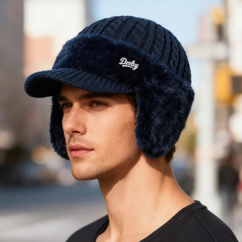 Unisex Winter Hat Trapper Hat with Ear Flaps