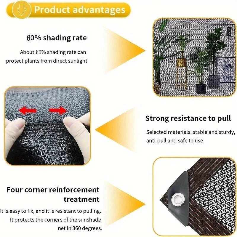 Schaduwdoek – UV Werend Zonnescherm met Stevige Hoeken voor Tuin en Terras