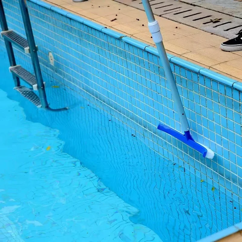 Zwembadborstel – Brede reinigingsborstel voor bodem, wanden en waterlijn