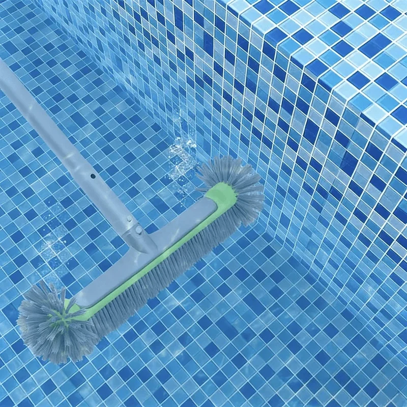 Zwembadborstel – Aluminium borstel voor wanden, bodem en hoeken