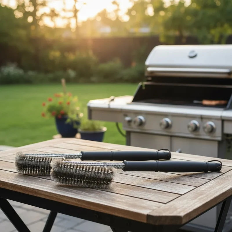 Grillborstel – 360° RVS reinigingsborstel voor barbecue en grillrooster