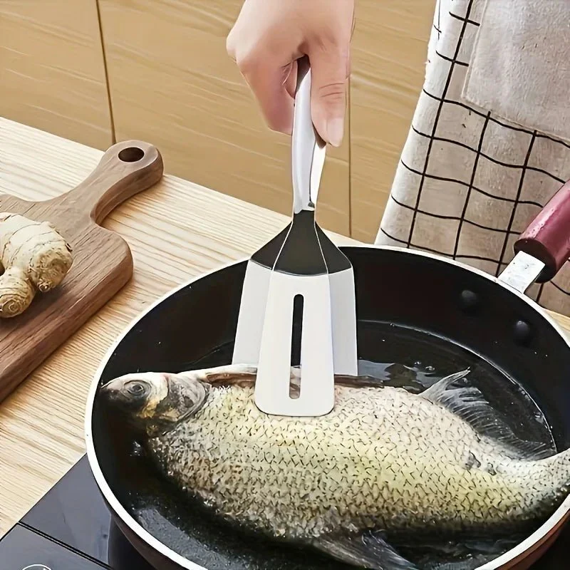 Spateltang – RVS keukentang voor omdraaien, grijpen en serveren