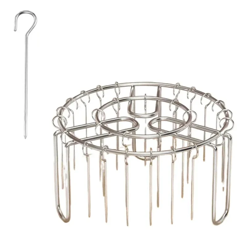 Spiezenrek – RVS grillhouder voor gelijkmatig grillen met spieshouder
