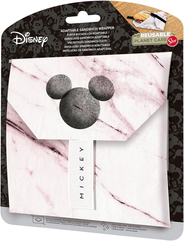 STOR Porta merenda bambine di Disney Mickey Mouse senza BPA con chiusura