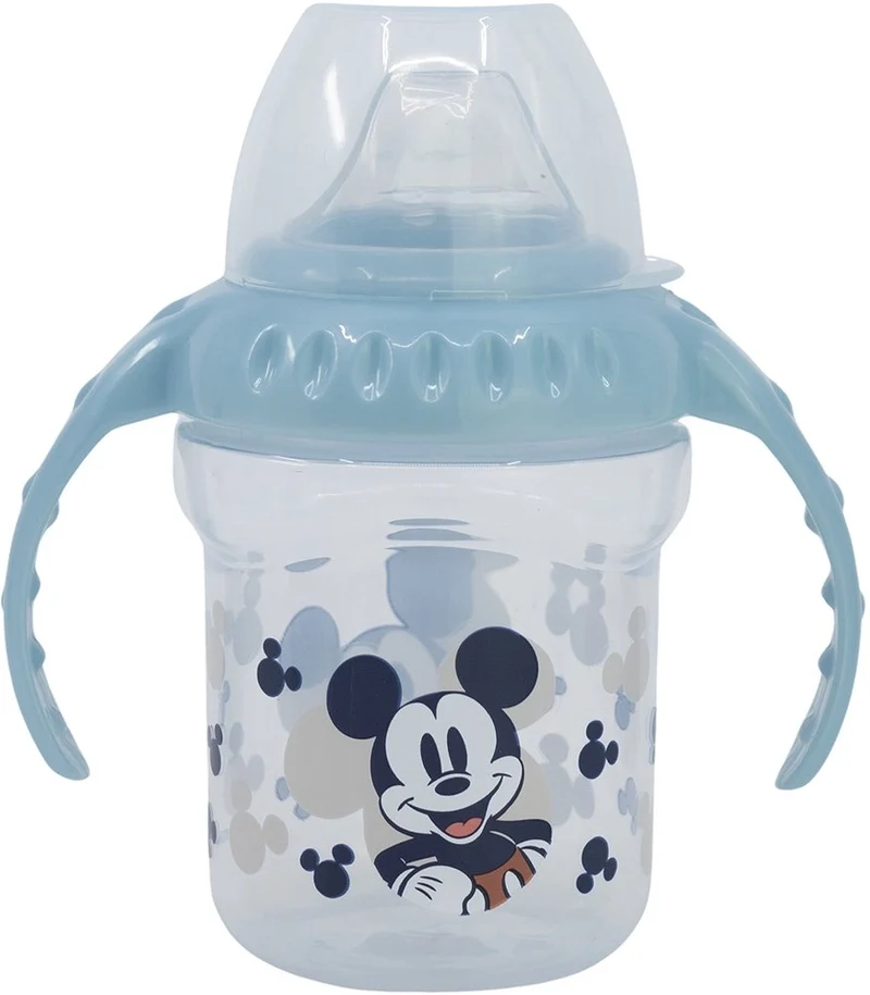 STOR Tazza da Viaggio per Bambini Mickey Mouse 250 ML Disney Scuola Pratico