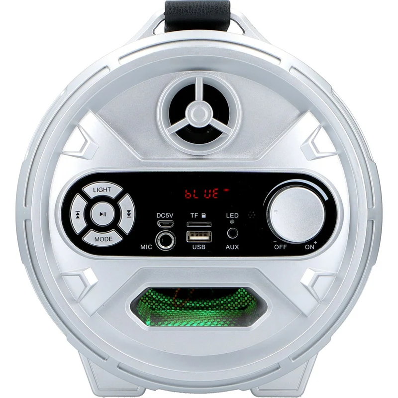 Dunlop Altoparlante Bluetooth Wireless Portatile 20W Luce Led e Funzione Karaoke