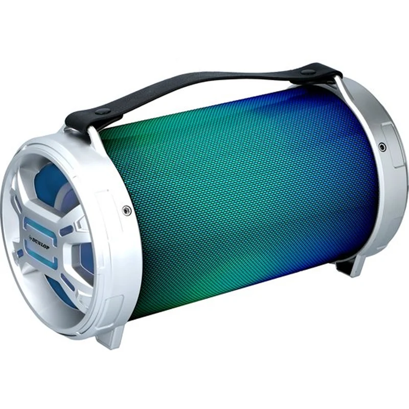 Dunlop Altoparlante Bluetooth Wireless Portatile 20W Luce Led e Funzione Karaoke