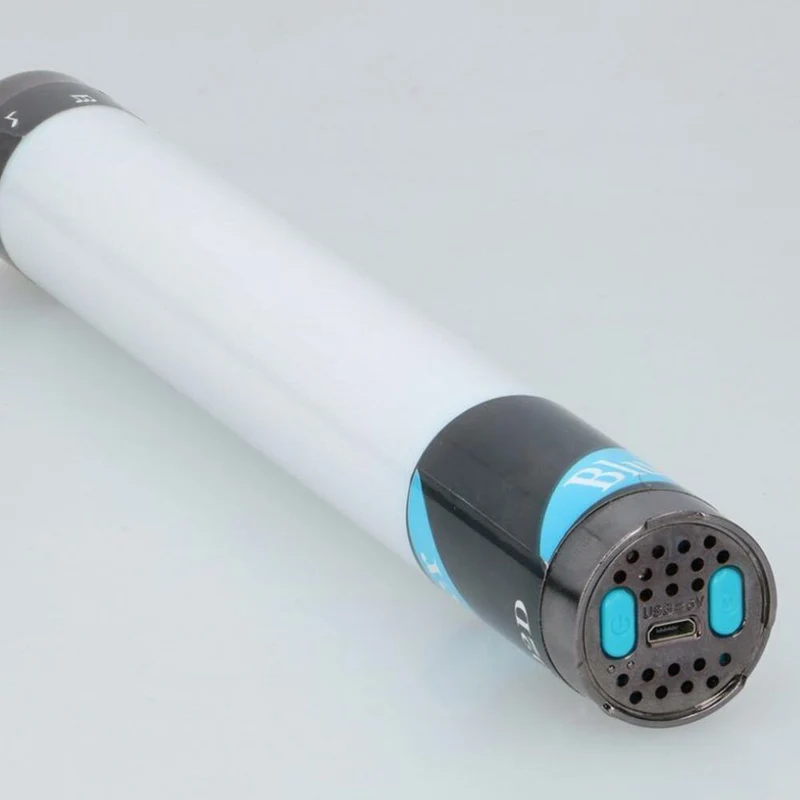 Mini Cassa Speaker a Torre Bluetooth Portatile con Effetti luce 48 LED USB MP3