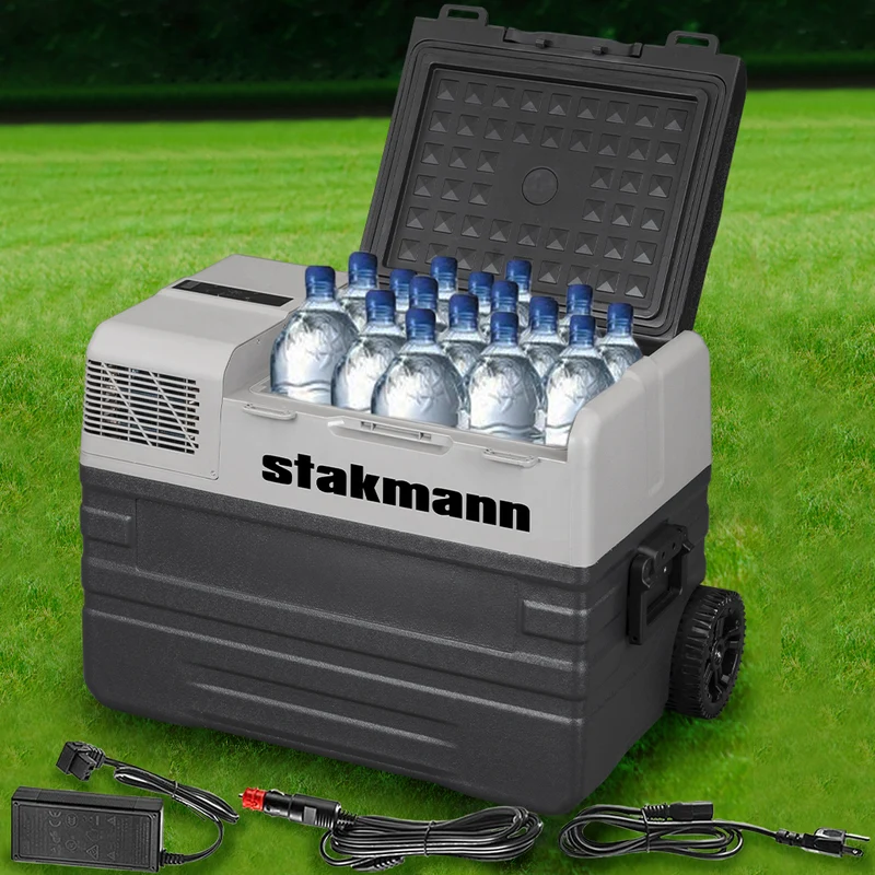 Frigorifero per Auto Barca Camper 12V e 220V con Compressore AC/DC Portatile 42L