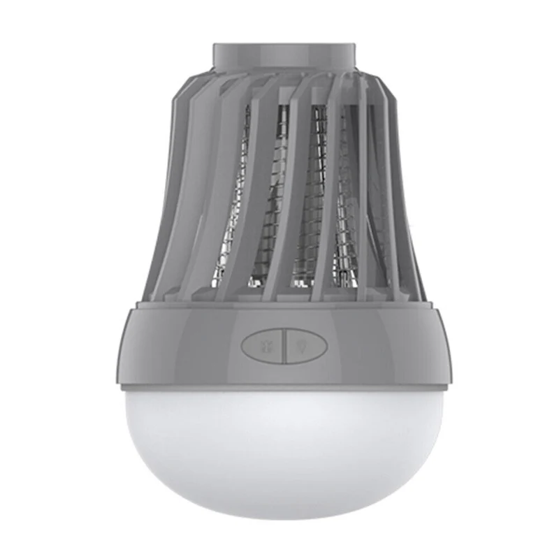 Zanzariera Elettrica Torcia Lampada LED da Campeggio Anti Zanzare Batteria AAA