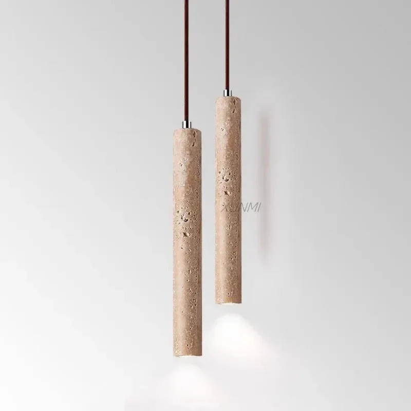 Decorative Wabi-Sabi style LED chandelier for modern interiors