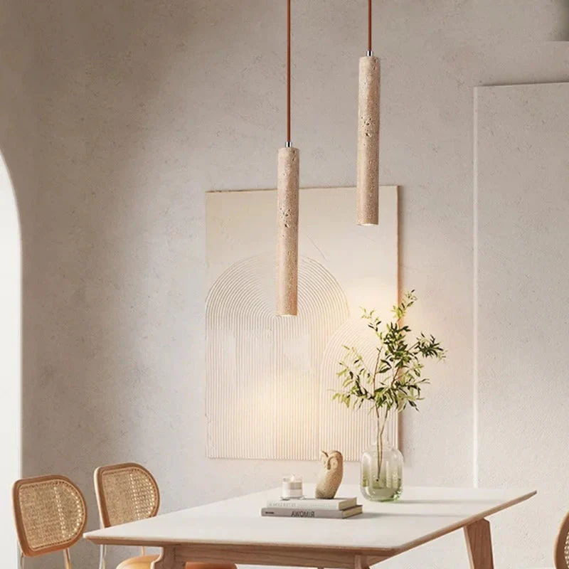 Decorative Wabi-Sabi style LED chandelier for modern interiors