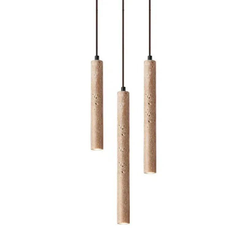 Decorative Wabi-Sabi style LED chandelier for modern interiors