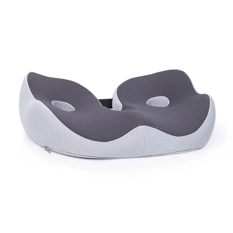 Memory foam pillow for posture and back improvement