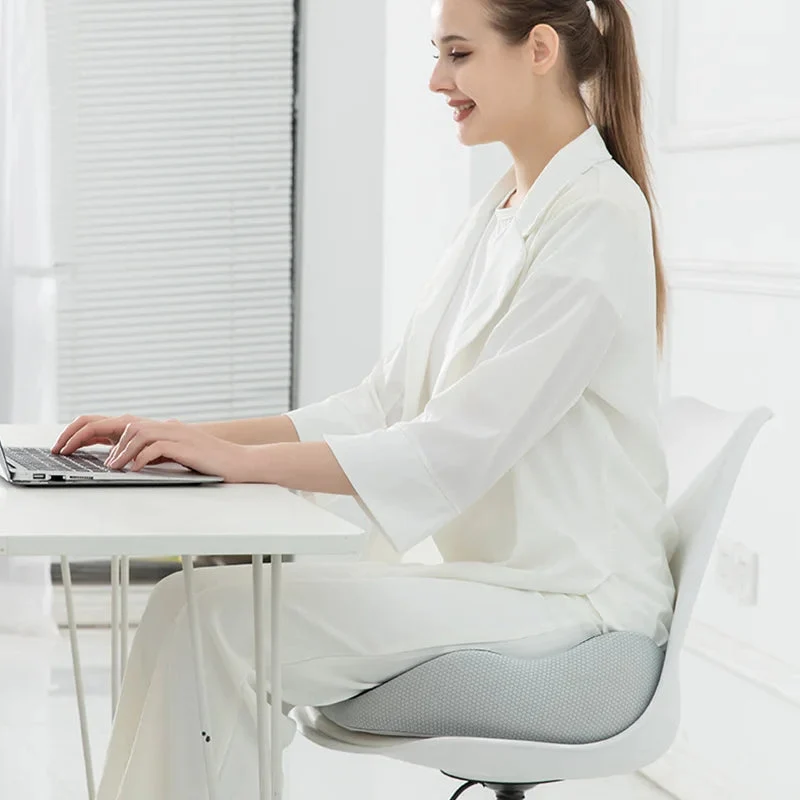 Memory foam pillow for posture and back improvement