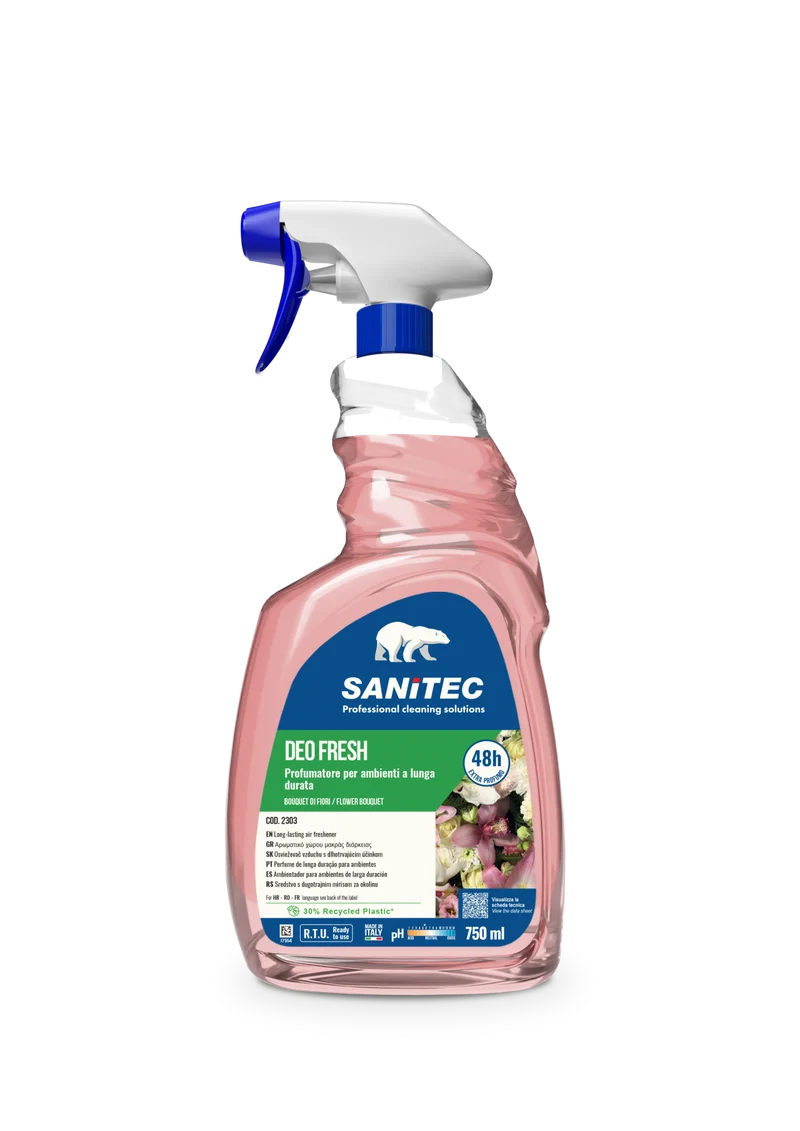 Profumatore per ambienti a lunga durata Sanitec Deo Fresh Bouquet di Fiori 6x750 ml DISPONIBILE IN 7 GIORNI LAVORATIVI