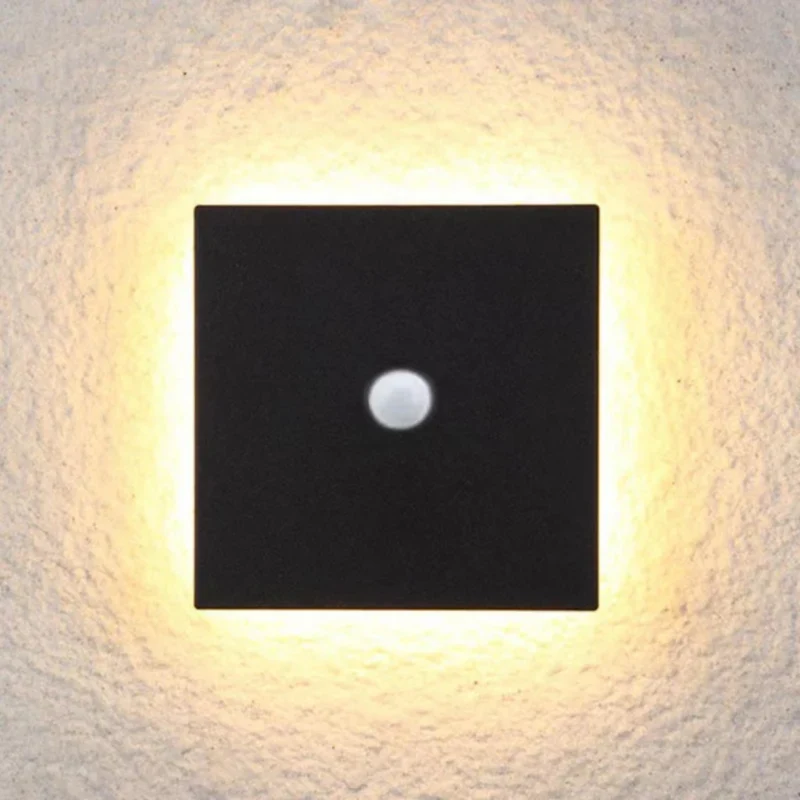 Elegant minimalist LED wall lamp for outdoor lighting