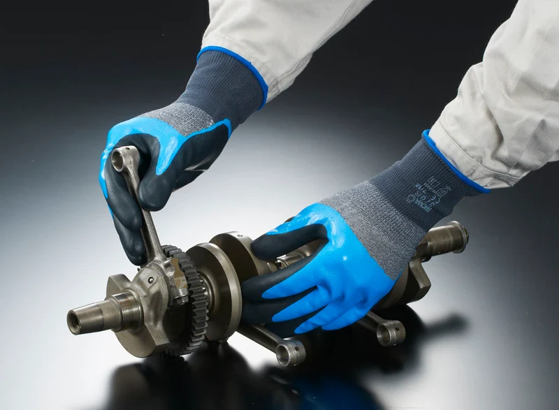 SHOWA 376R Oil Resistant Breathable Glove (10 pairs set)